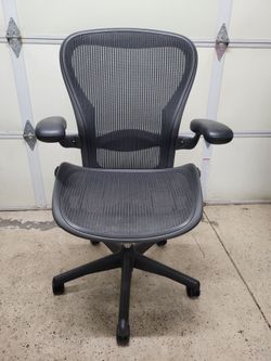 Rare Herman Miller Aeron Size C Computer Desk Ergonomic Task Office Chair