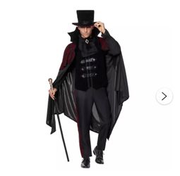 Men's Victorian Vampire Halloween Costume