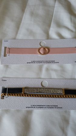 Choker Necklace both for $5