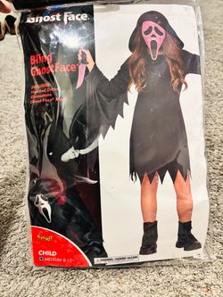 Pink bedazzled ghost face
