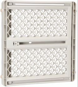 North States Pet Gate Iii Pressure Mounted White, Gray, 2 X 42 X 26"