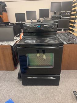 Whirlpool Black Electric Range Stove