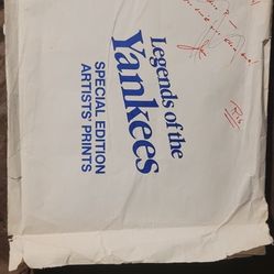 Yankees Special Edition Original Prints 1989