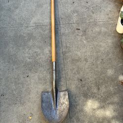 53 in. Wood Handle Digging Shovel. Firm on Price. 