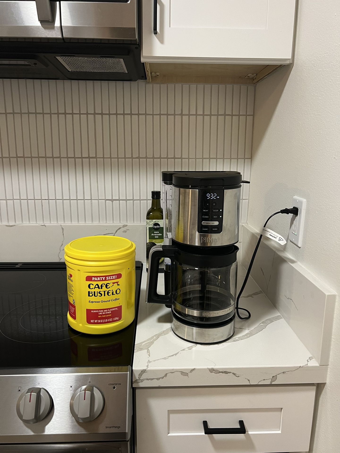 Ninja Programmable XL 14-Cup Coffee Maker, Glass Carafe, Permanent Filter, Stainless Steel, DCM200