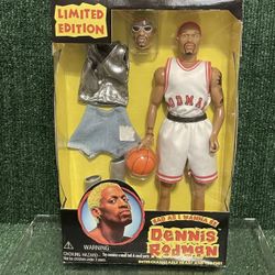 Street Players Dennis Rodman Bad As I Wanna Be Doll Action Figure 12” 1996 