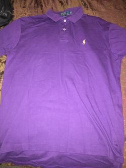 Purple Polo By Ralph Lauren Shirt