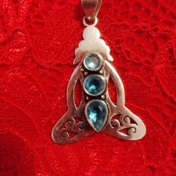 Topaz 925 Silver Pendant 
