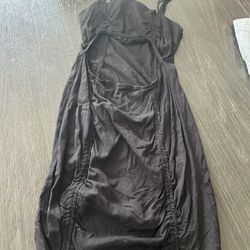 Black maxi dress with cut-out detail size large 