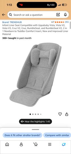 Stroller infant insert