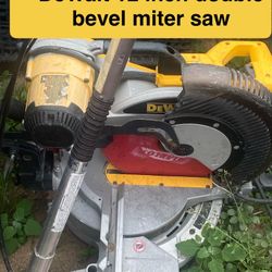 Dewalt 12 Inch Double Bevel Miter Saw $299