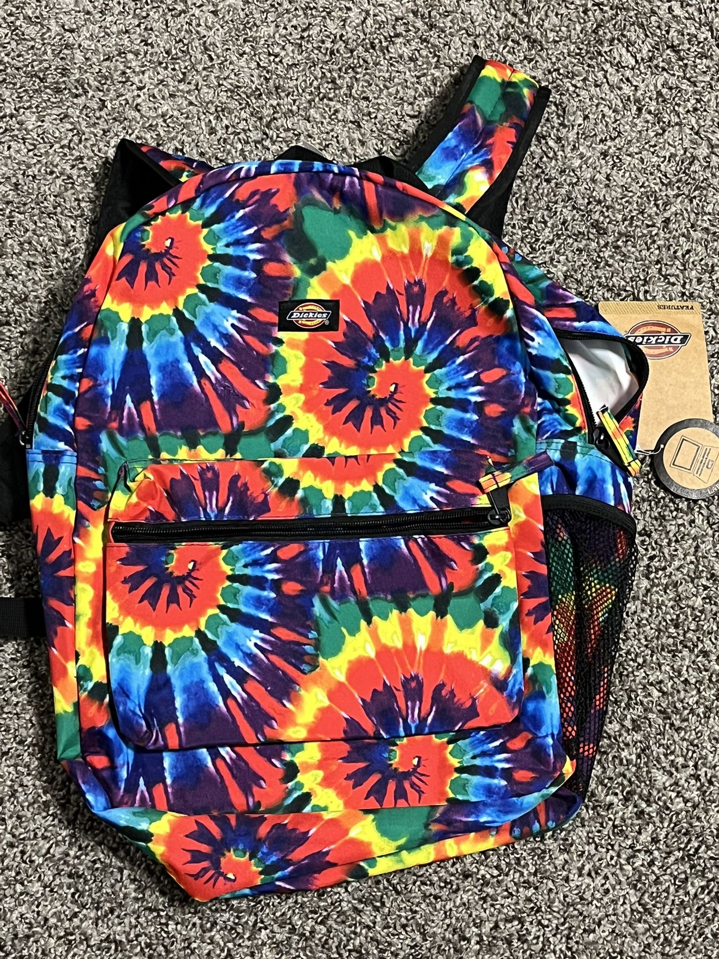 tie dye dickies brand backpack
