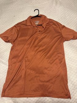 Men's Orange Short Sleeve Polo Shirt