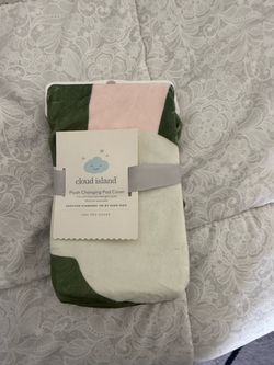 Cloud Island Plush Changing Pad Cover and sheet