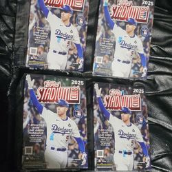 2025 Topps Stadium Club Baseball Blaster Box! 4 Box Lot! New Factory Sealed! Find Ultra Rare Inserts