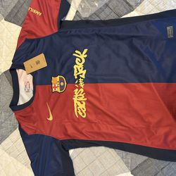 Travis Scott X Barcelona jersey Size S 