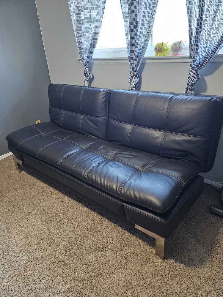 Russel Beautyrest Bonded Leather Euro Lounger