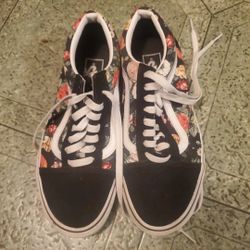 Floral Flower Vans
