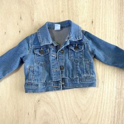 Baby Girl Carter’s Jean Denim Jacket 9 Months 