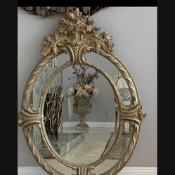 Marble Table Console And Miror 