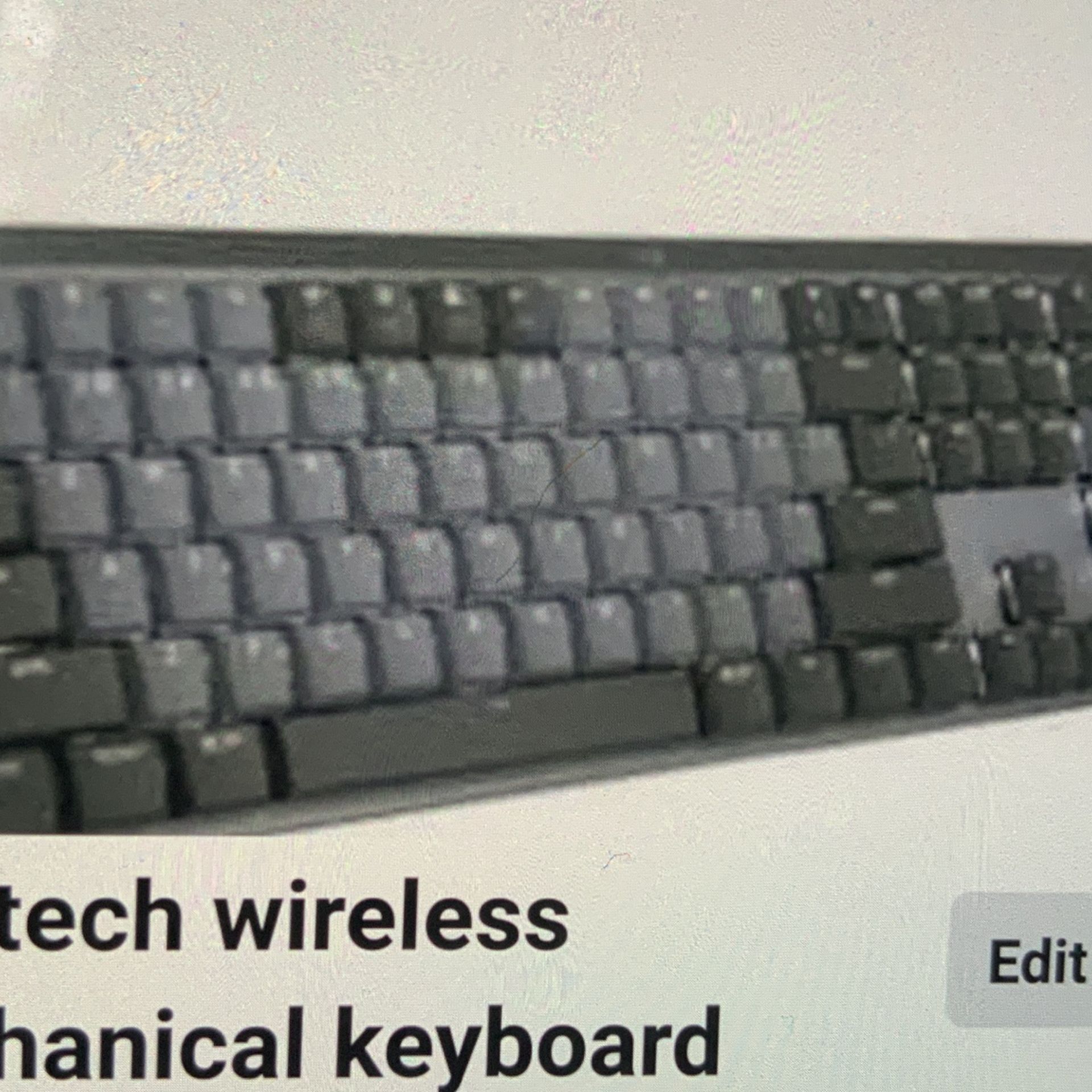 Logitech Wireless Mechanical Keyboard