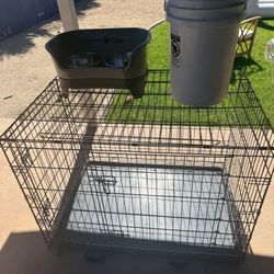 Large Dog Kennel, Neater Feeder, $100 For All
