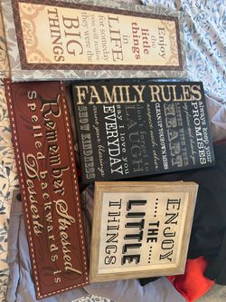Signs boards for home for wall