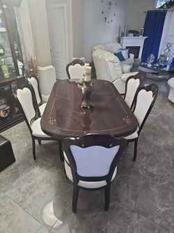 Diningroom 6 Chairs And China Glass Buffet