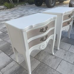 White Nightstands