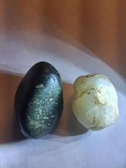 Quartz Milk, and Magnetic Serpentine Green