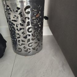 Silver Metal End Tables 