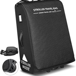 Padded Stroller Travel Bag for Airplane,Stroller Gate check bag with Wheels Compatible with UPPAbaby Vista,Vista V2,Cruz,Cruz V2, Travel Safe Protecti