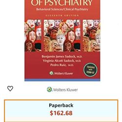 Kaplan and Sadock's Synopsis of Psychiatry: Behavioral Science/Clinical Psychiatry.