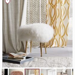 West Elm Mongolia Lamb Stool