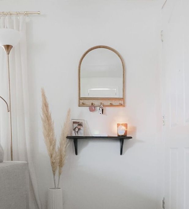Opalhouse Target Rattan Cane Arch Mirror
