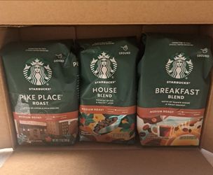 Starbucks Ground Coffee 3-Pack Variety