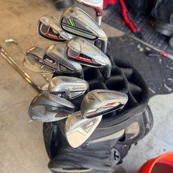 Cleveland Launcher 460 Driver and Lynx Master Model Iron Set with Bag