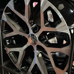 22s snowflake wheels tires 6lug truck