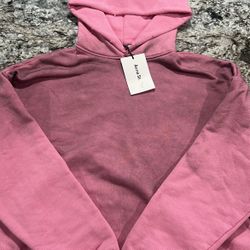 Acne Studios 1996 Stockholm Logo Hoodie Pink, Size Small