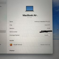 MacBook Air M1 