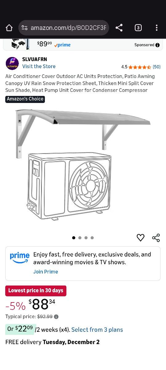 New Cover For AC Unit / Air Conditioner