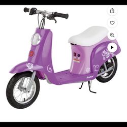 Razor Pocket Mod Miniature Euro-Style Electric Scooter - Kiki Purple, for Kids and Teens Ages 13+
