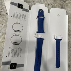 Genuine Apple Watch Sport Band 40mm Linen Blue 2020