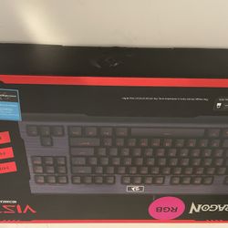 redragon visnu blue switches with rgb tenkeyless