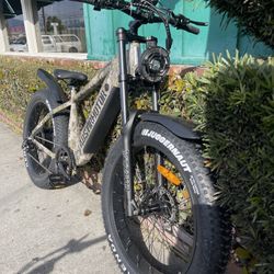 ⚡️🎊Fast New💨52v 1000 Watts Camo68 Adj Suspension Electric Ebike🇺🇸