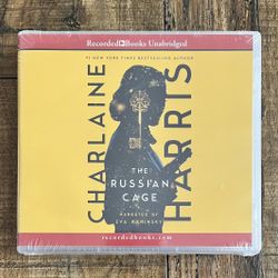 THE RUSSIAN CAGE: Gunnie Rose Series #3 by Charlaine Harris (Recorded Books Unabridged CD) Audio Book on 7 Compacts Discs, 7+ Hours of Listening *NEW*