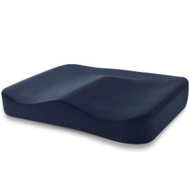 Tempur-Pedic Lumbar Cushion Medium Back Cushion Removable Cover Blue 15x4x4
