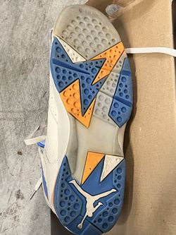 Nike Air Jordan 7 Retro Pacific Blue Size 11.5 Sneakers 