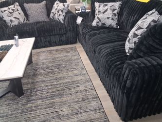 *Weekend Special!!!*---Trendy Ashley Midnight Madness Cloud Fabric Sofa/Loveseat Sets---Now 1499!!!---Delivery/Financing Available🤭