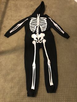 Skeleton Sweatsuit Onsie - Men’s XL